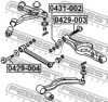 MITSUBISHI MB430154 Caster Shim, axle beam